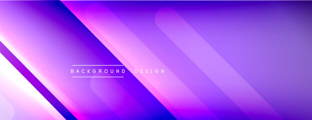 Dynamic lines abstract background. 3D shadow effects and fluid gradients. Modern overlapping forms