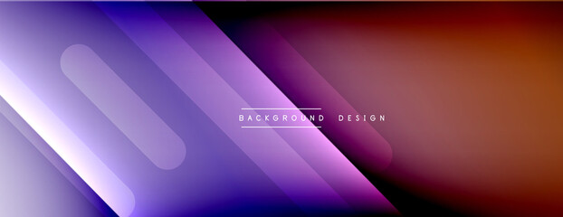 Dynamic lines abstract background. 3D shadow effects and fluid gradients. Modern overlapping forms