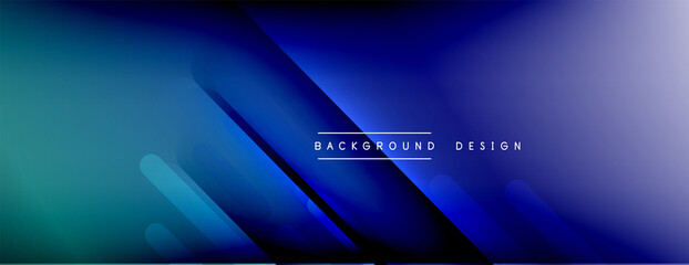 Dynamic lines abstract background. 3D shadow effects and fluid gradients. Modern overlapping forms