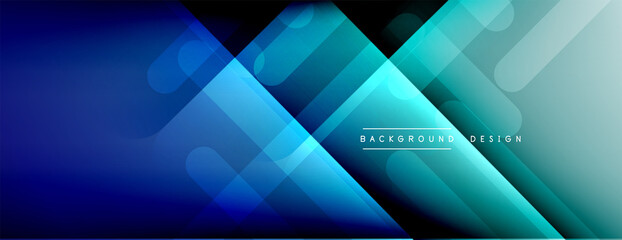 Dynamic lines abstract background. 3D shadow effects and fluid gradients. Modern overlapping forms