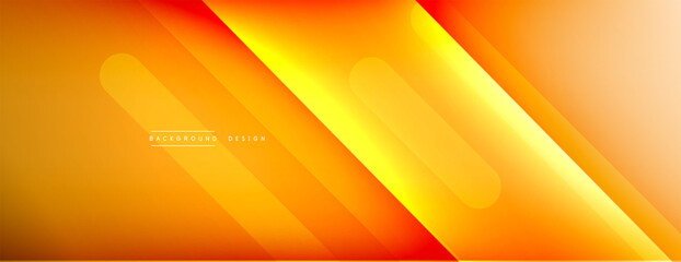 Dynamic lines abstract background. 3D shadow effects and fluid gradients. Modern overlapping forms