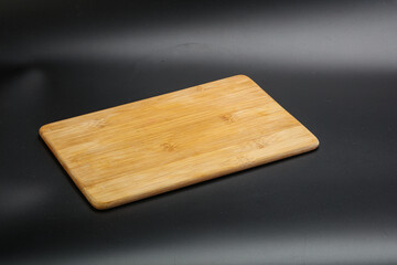 Wooden board for kitchen isolated