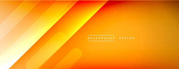 Dynamic lines abstract background. 3D shadow effects and fluid gradients. Modern overlapping forms