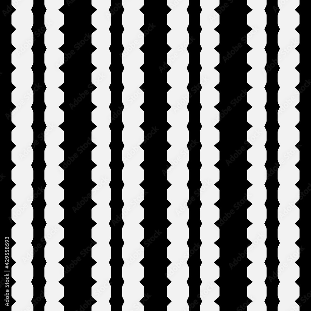 Poster barbed vertical pattern. seamless barbed lines ornament. vector.