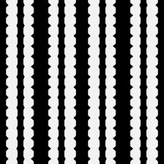 Barbed vertical pattern. Seamless barbed lines ornament. Vector.
