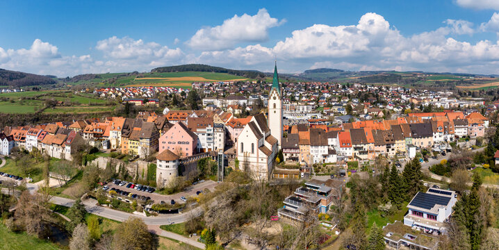 Die historische Altstadt von Engen im Hegau