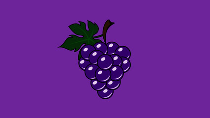 Purple grapes