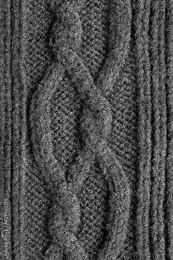 Poster Wool knit background