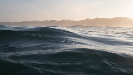 Dunes dans le brouillard