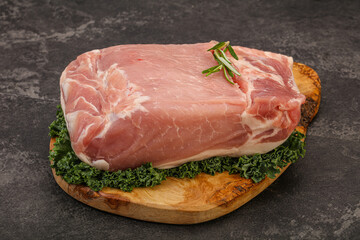 Pork meat piece for cooking
