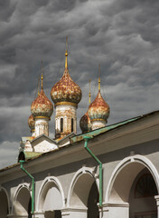 Church of All-Merciful Savior at Market and Seating yard (Gostiny dvor) in Rostov (Rostov Great). Yaroslavl oblast. Russia