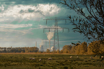turbine in the field