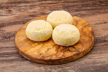 Raw potato zrazy for cooking