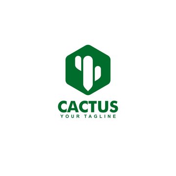 cactus logo design illustration for your company