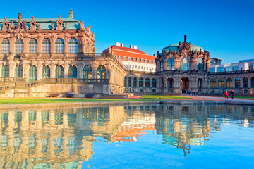 Obraz na płótnie Canvas Dresdner Zwinger im Sommer, Deutschland