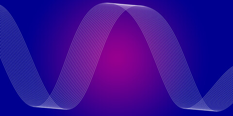 Abstract gradient background blue violet with white line