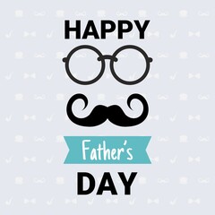 happy fathers day design vector template
