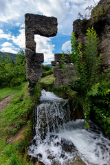 Small waterfall near Bohinjska Jezera
