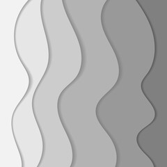 Gray background with 3D texture, free space for writing text. Cover or splash template for web design and site decoration.