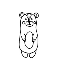 cute bear cartoon