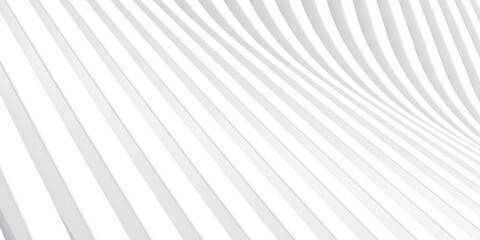 Naklejka premium Abstract of white architectural pattern background, Architecture design. Geometric wallpaper, 3D rendering.