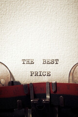 The best price