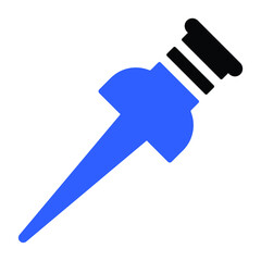 push pin icon design vector graphics