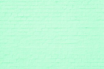 Green brick building wall. Interior of a modern loft. Background for design