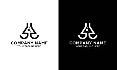Lab  Icon Logo Design Element