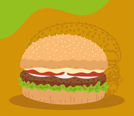 hamburger fast food