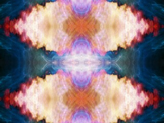 Abstract fractal design texture background illustration. Colorful  abstracts world hippie backgrounds. Digital art illustration