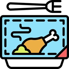 Frozen Food icon, Supermarket and Shopping mall related vector