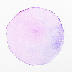 Watercolor pastel violet color circle gradient