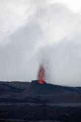 Eruption volcanique du Piton de la Fournaise à la Réunion