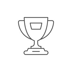 Winner cup line outline icon