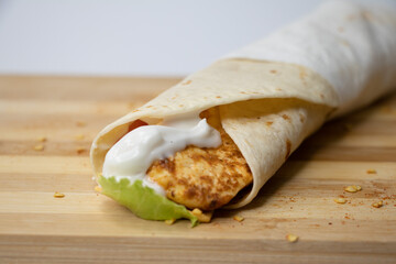 Wrap is great as a snack and is a quick eating option