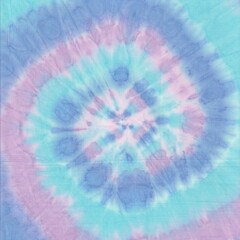 Pastel abstract swirl tie dye pattern. Spiral batik background. Boho, grunge style.