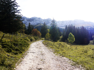 Obraz premium Randonnée en Montagne, dans le Vercors
