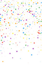 Festive emotional confetti. Celebration stars. Joy