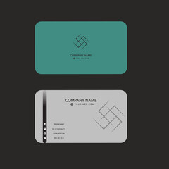 simple elegant business card and templates