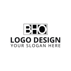 bho logo design professional logo 