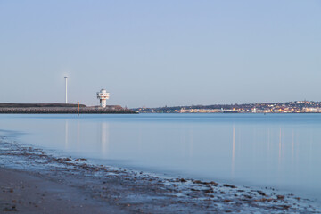 Lighthouses at the entrance to the River Mersey - Powered by Adobe