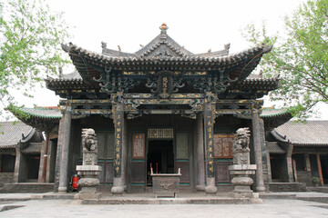 Naklejka premium taoist temple in pingyao (china) 