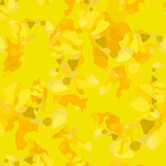 UFO camouflage of various shades of yellow, orange and green colors