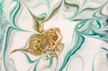 Beautiful ONYX, painting. Treasury of art. Swirls of marble. Abstract fantasia with golden powder. Extra special and luxurious- ORIENTAL ART. Ripples of agate. Natural luxury.