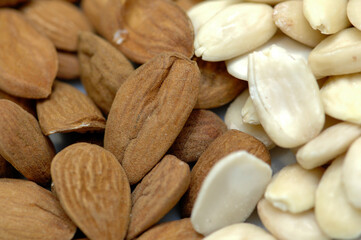 Sicilian Noto almonds are a typical product of Sicily sold in markets throughout the region