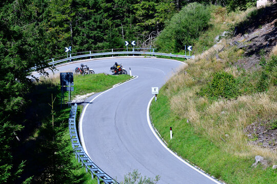 Auf dem Predilpass in Slowenien