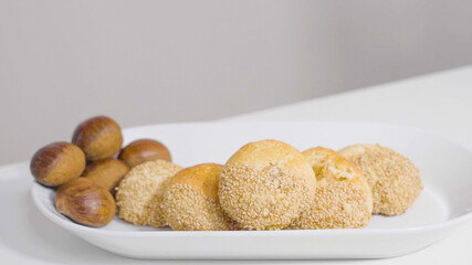 cookies on a plate