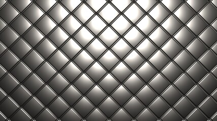 3d render Abstract background wallpaper metallic pattern geometric