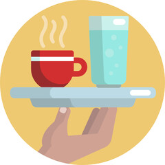 Hotel Icon. Vector Illustration